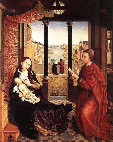 Rogier van der Weyden St Luke Drawing the Portrait of the Madonna china oil painting image